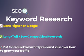 in depth SEO keyword research for higher google ranking