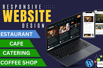do restaurant,cafe,coffee shop,catering business website design