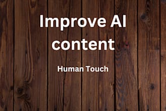 do humanize touch to your ai content