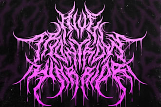 create a pagan folk metal logo