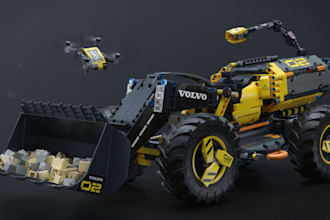 3d lego moc model,3d roblox car model,3d lego technical truck, afol sport game