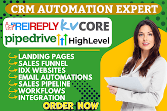 pipedrive crm campaign bitrix24 workflow rei reply kvcore gohighlevel automation