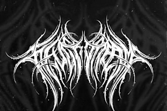 design a crust punk grindcore logo
