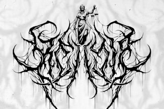 design your black, slamming, brutal, death metal logo