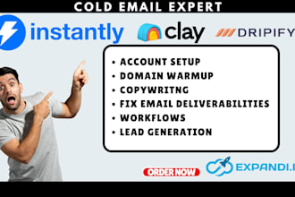 set up dripify io instantly ai fix dns configuration for a cold email outreach