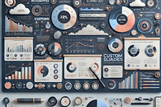 do professional powerpoint presentations, custom slides, engaging infographics