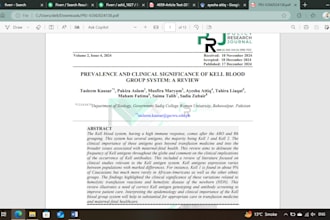 edit and format thesis, reports, articles, and proposals