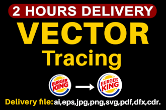 vector tracing any logo, vectorize image, convert to vector