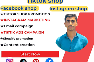 be your social media manager, tiktok shop manager