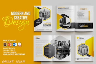 design stunning business brochure, company profile, and annual report
