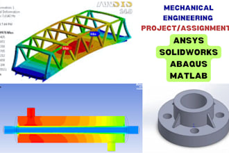 do 3d cad solidworks software and ansys abaqus cfd matlab simulation
