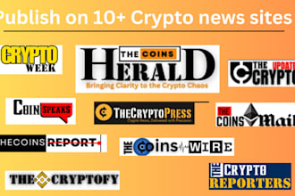 do crypto press release on top crypto sites