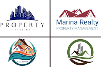 design a realtor, real estate, or property logo