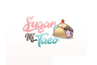 design awesome sugar taco logo