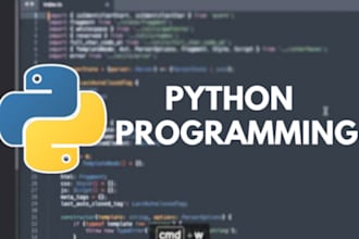 create custom python programs and design your algorithms