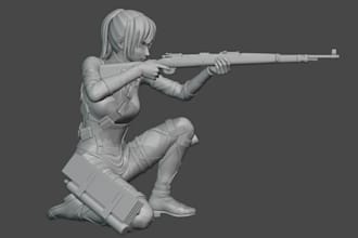 create 3d printable miniature,dnd style figures for tabletop games,resin stl 3d