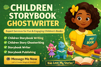 ghostwrite children story book kids story book children book writer ghostwriter