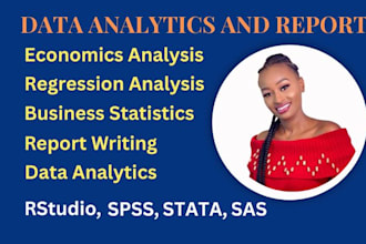 do business statistics, regression modeling, economics data analysis, spss, SAS