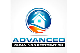 make popular cleaning and restoration logo