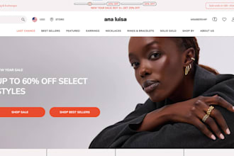 create jewelry website necklace ring store jewelry accessories shopify store