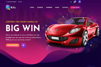 create responsible HQ raffle website, competition, sweepstake, giveaway website