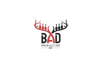 make courageous looks nice bad bar logo