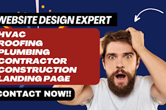 construction website plumbing website roofing website hvac website contractor