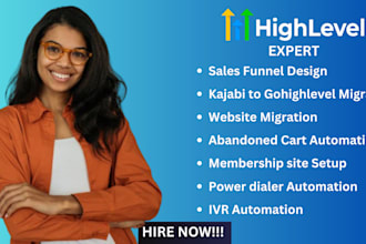 be your highlevel salesfunel automation gohighlevel expert