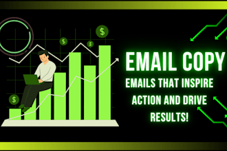 do sales email copywriting and email sequence for your brand