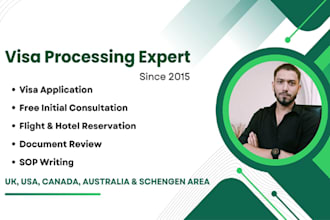 provide visa application service for UK, USA, canada