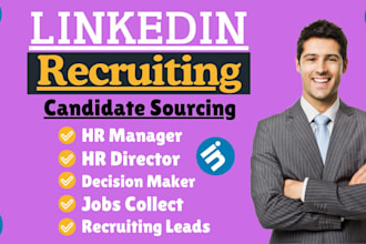 do linkedin recruiting,sourcing and list building