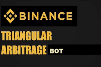 build cryptocurrency binance triangular arbitrage bot, arbitrage trading bot