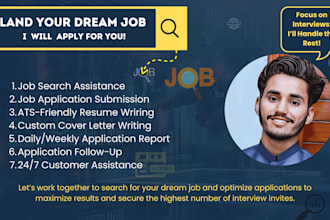 do job hunting, search and apply for job applications