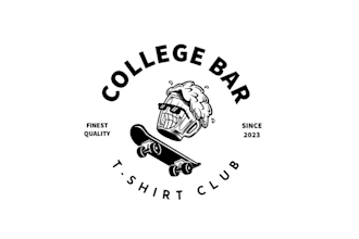 make unique college bar t shirt club logo