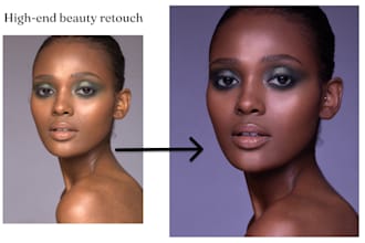 provide high end beauty retouch of your photos