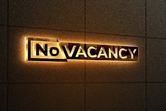 make essential powerful no vacancy logo