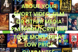 give some critism and an opinion about hollywood film nowadays