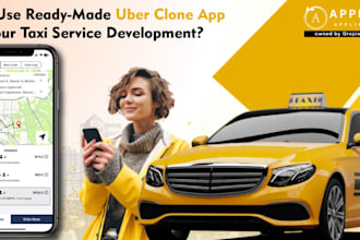 build taxi app, taxi booking app, delivery app, clone uber to look like uber app