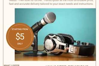 provide error free transcription services