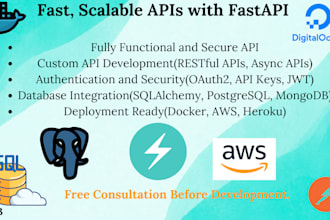 build best fastapi web application and API integration