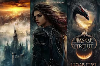 design a beautiful fantasy cover for your urban or epic