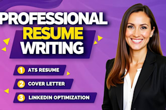 craft a professional ats optimized resume, cover letter, and linkedin profile