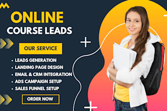 generate online coaching leads online tutoring leads online course coach leads