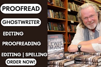 proofread and edit your writing, checking spelling and grammar