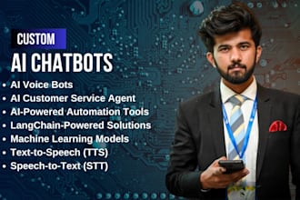 create ai chatbot ai saas ai voice bot langchain python