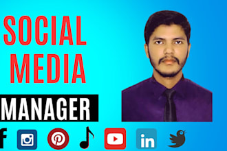 be social media manager, facebook, instagram, tiktok, pinterest content creator