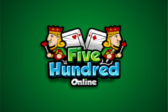 make sophisticated card game logo