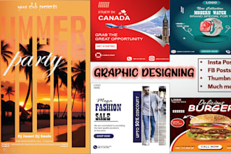 design fiverr gig image, business card or youtube thumbnail