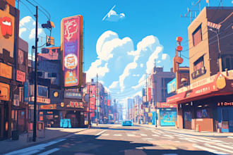 create a sci fi and cyberpunk futuristic city art