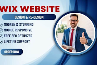 design and develop your wix website or redesign your wix ecommerce website